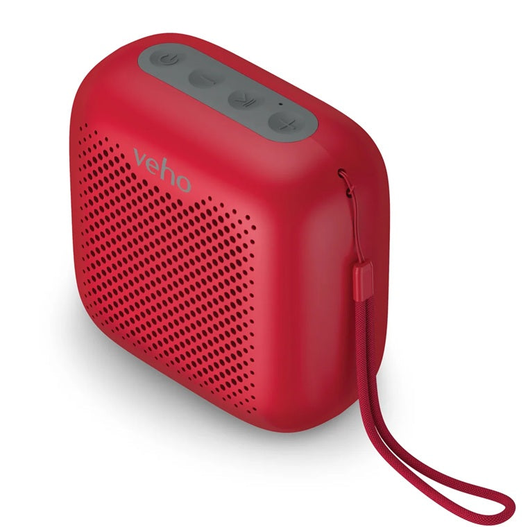 Veho MZ4 Mini Bluetooth Portable Speaker - White, Red, Blue, Black