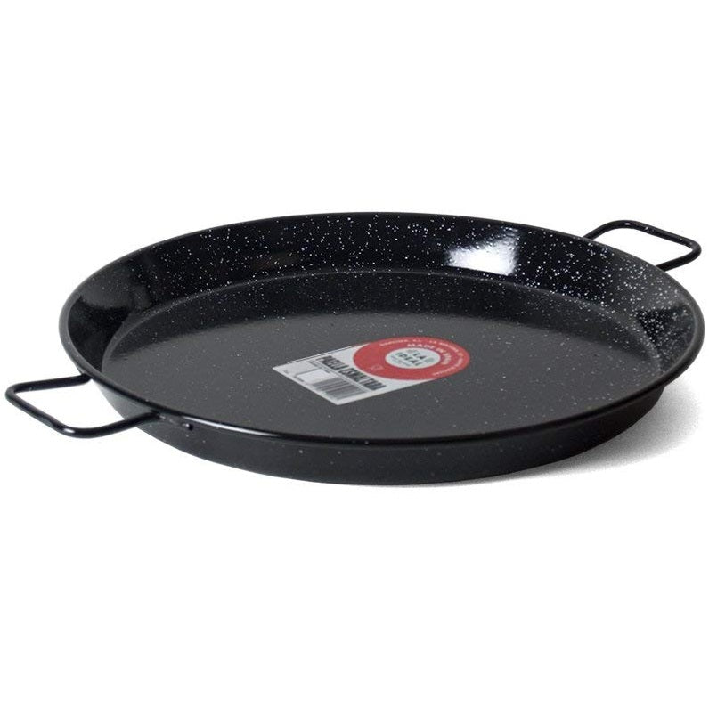 Paella set Mediterraneo with enamelled pan 42cm (7-9 persons)