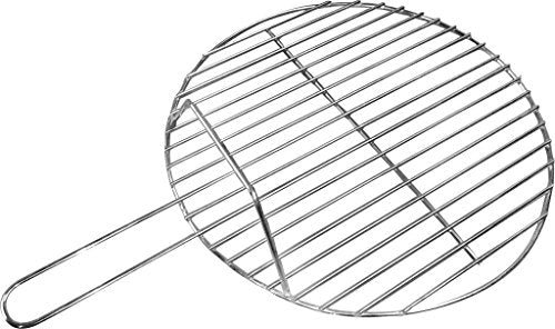 Rustic BBQ Set with grill can be used with charcoal, firewood or paella burner - diameter 40cm