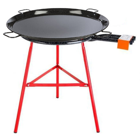 Paella set Extra Large with enamelled pan 100cm (70-75 persons)