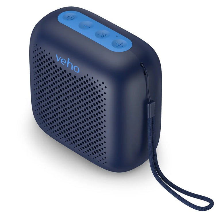 Veho MZ4 Mini Bluetooth Portable Speaker - White, Red, Blue, Black
