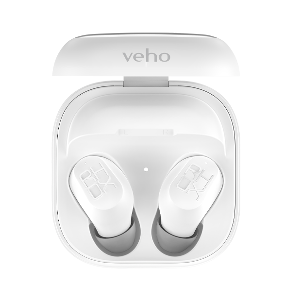 Veho True Wireless Earphones RHOX LX - White, Black (VEP-410-411-LITE)