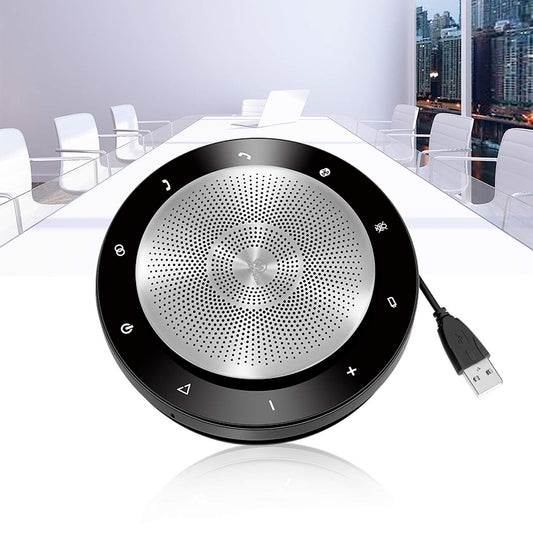 eMacros Wireless Portable Bluetooth Speakerphone for Conference Calls and Music (MC-919)