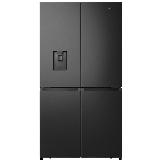 Hisense Fridge Freezer 4 Door Black Stainless Steel (RQ758N4SWF1)