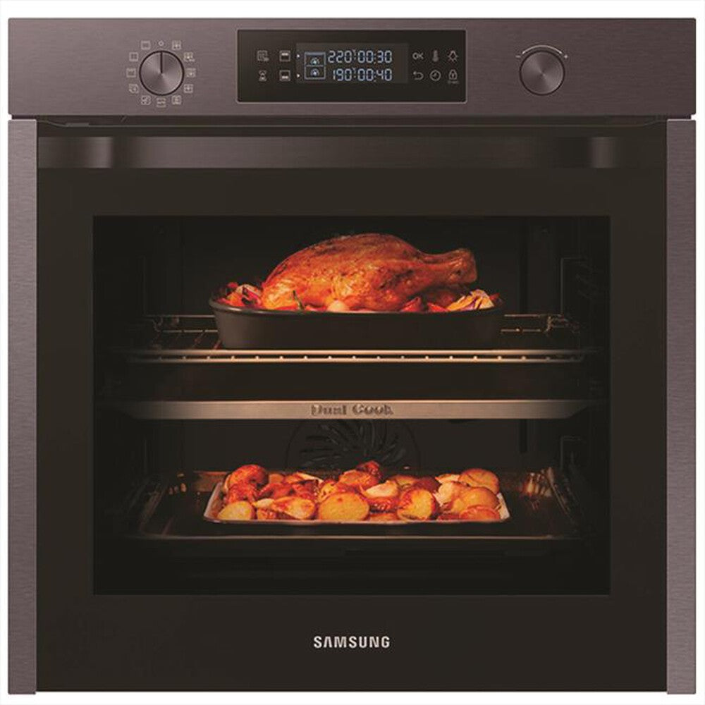 Samsung Built-in Electric Dual Cook Oven - Black or Silver(NV75K5541)